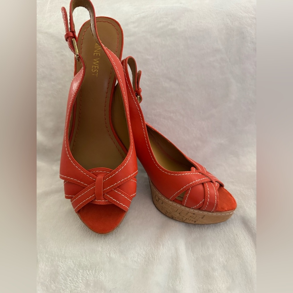 Nine West Cork Platform Heels